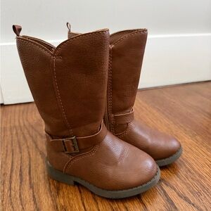 OshKosh B'gosh Brown Toddler Pull-On Boots